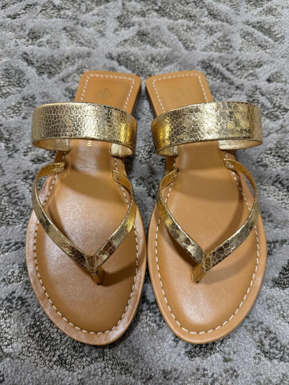 Antonio Melani Gold Sandals